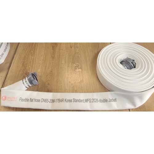 Vòi chữa cháy D65 -17bar -20m (Double Jacket Korea Standard) Vòi chữa cháy D65 -17bar -20m (Double Jacket Korea Standard)